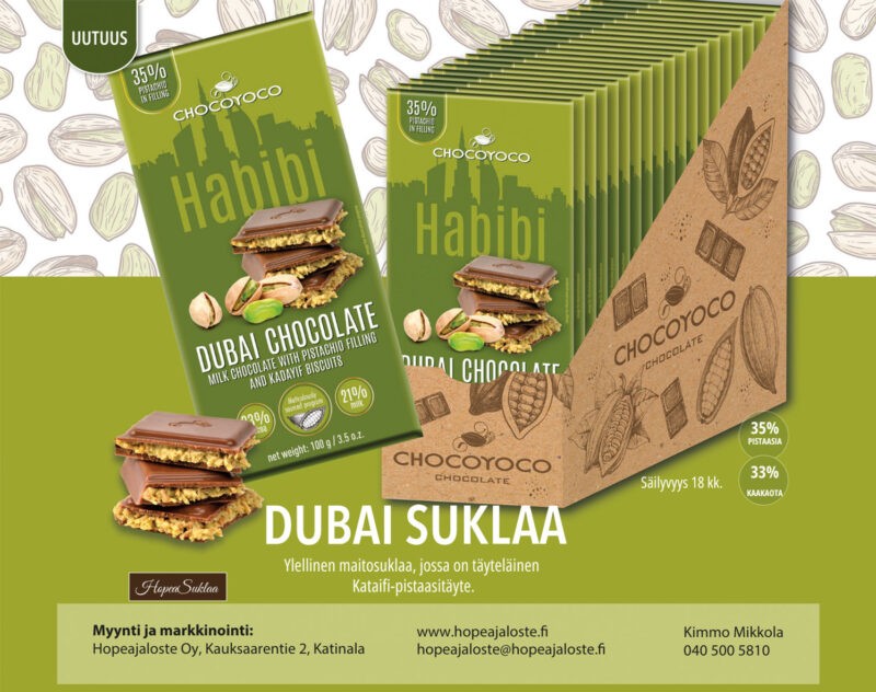 DUBAI_suklaa ylellinen maitosuklaa