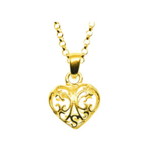 Gold Pitsisydän riipus