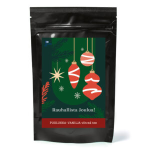 Rauhallista joulua-Puolukka-vanilja tee